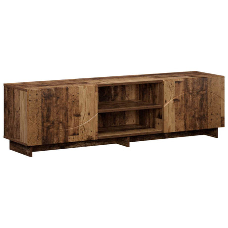Vidaxl tv-standaard 140 x 34,5 x 40 cm oud hout bewerkt hout