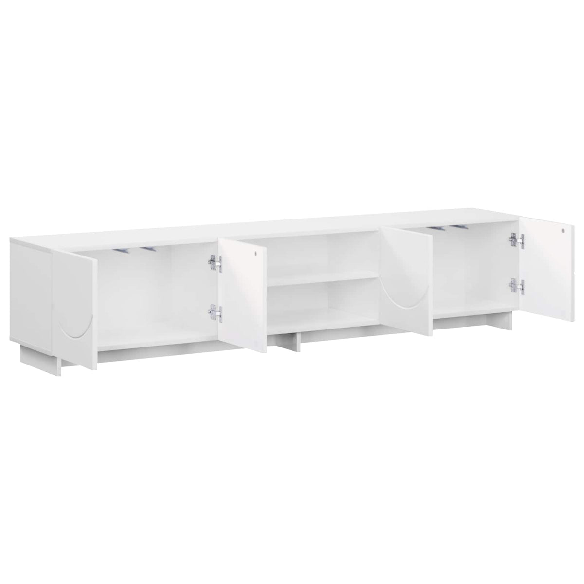 Vidaxl tv-standaard 180 x 34,5 x 40 cm hoogglans wit bewerkt hout