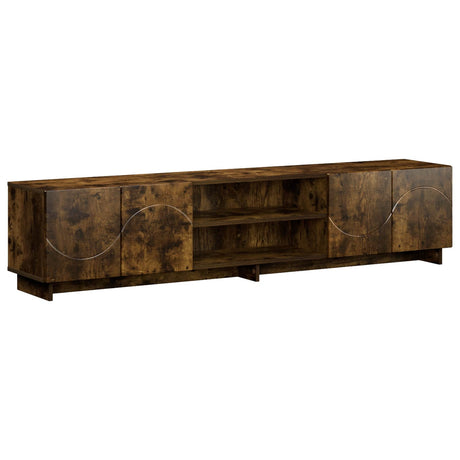 Vidaxl tv-standaard 180 x 34,5 x 40 cm gerookt eiken bewerkt hout