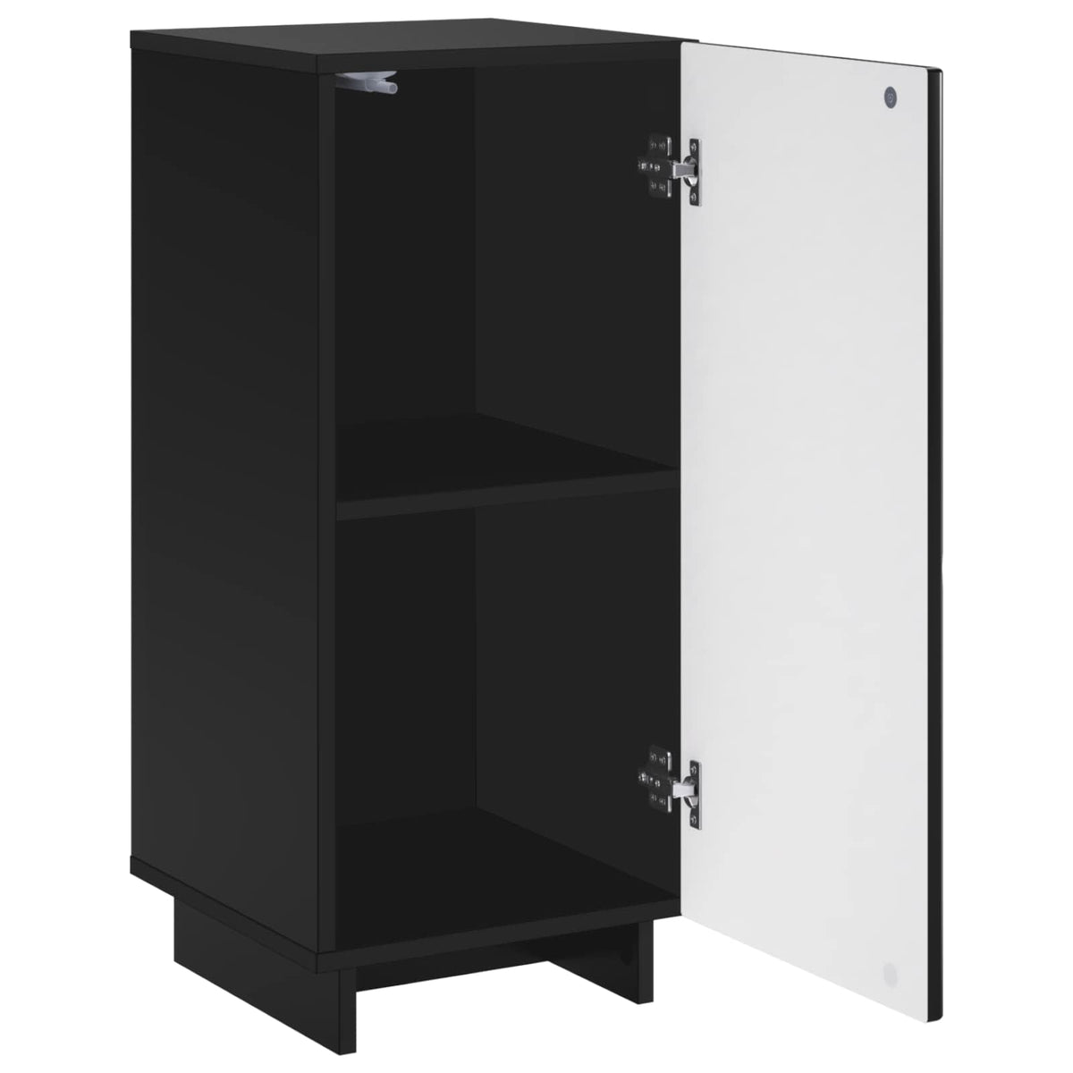 Vidaxl dressoir zwart 33,5 x 34,5 x 75 cm bewerkt hout