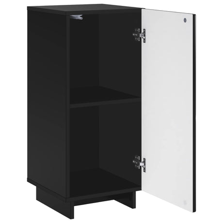 Vidaxl dressoir zwart 33,5 x 34,5 x 75 cm bewerkt hout
