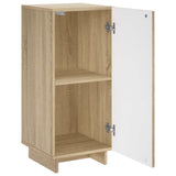 Vidaxl dressoir sonoma eiken 33,5 x 34,5 x 75 cm bewerkt hout