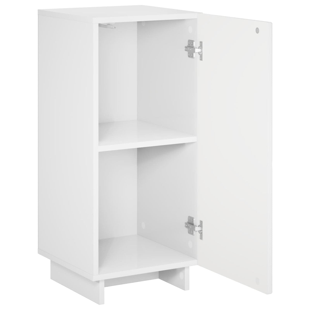Vidaxl dressoir hoogglans wit 33,5 x 34,5 x 75 cm bewerkt hout