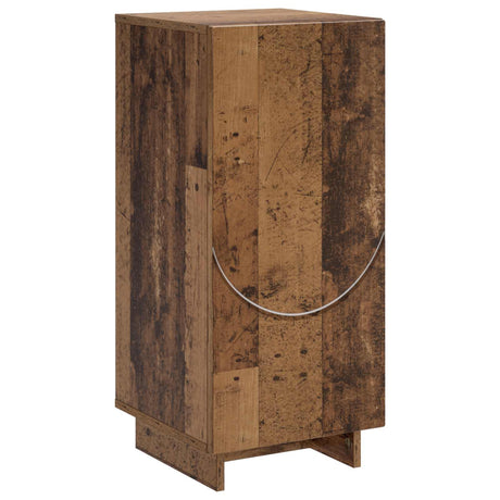 Vidaxl dressoir oud hout 33,5 x 34,5 x 75 cm bewerkt hout