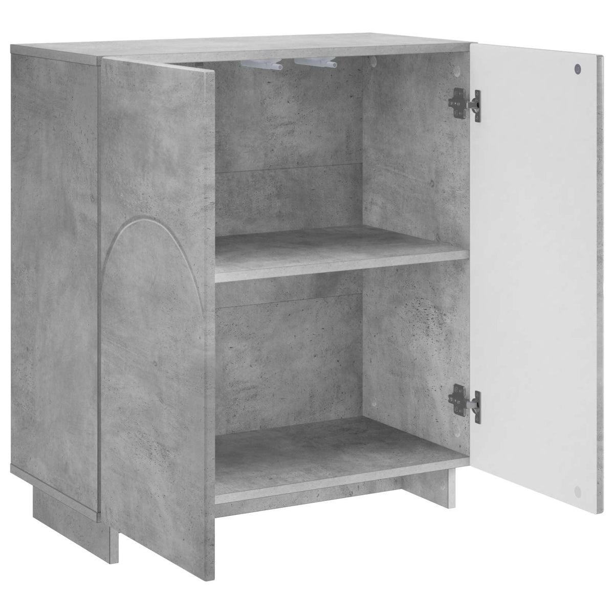 Vidaxl dressoir betongrijs 67 x 34,5 x 75 cm bewerkt hout