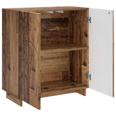 Vidaxl dressoir oud hout 67 x 34,5 x 75 cm bewerkt hout