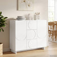Vidaxl dressoir wit 85,5 x 31 x 75 cm bewerkt hout
