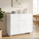 Vidaxl dressoir wit 85,5 x 31 x 75 cm bewerkt hout