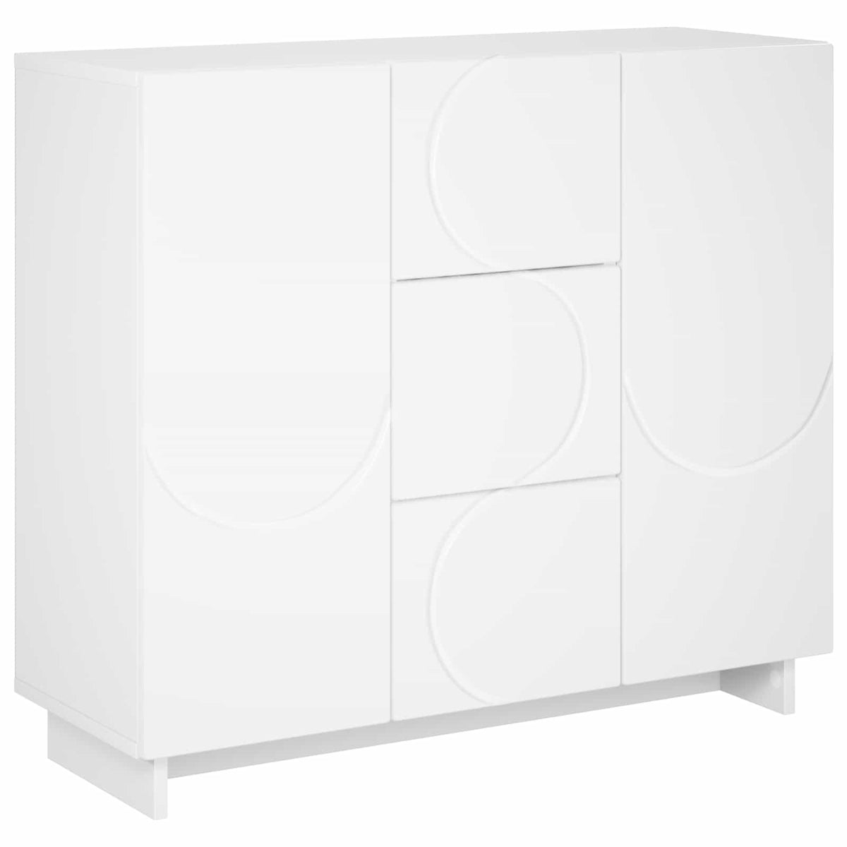 Vidaxl dressoir wit 85,5 x 31 x 75 cm bewerkt hout
