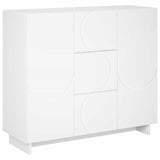 Vidaxl dressoir wit 85,5 x 31 x 75 cm bewerkt hout