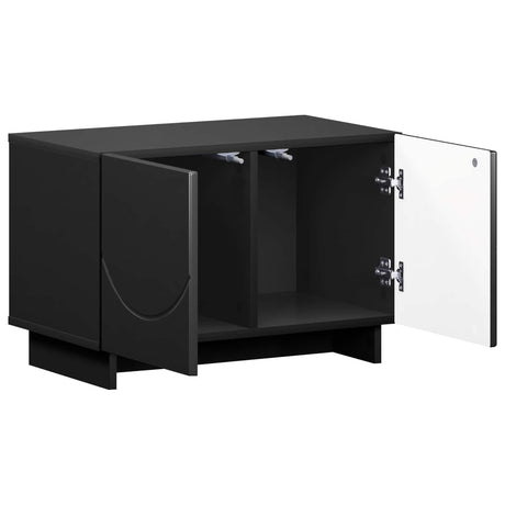 Vidaxl tv-meubel 60 x 34.5 x 40 cm zwart bewerkt hout