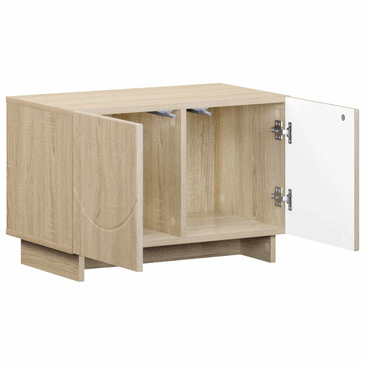 Vidaxl tv-meubel 60 x 34.5 x 40 cm sonoma eiken bewerkt hout