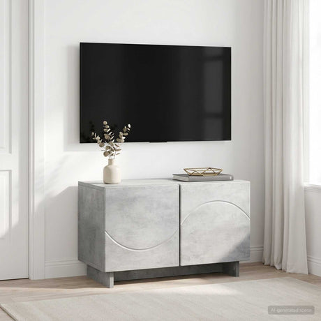 Vidaxl tv-meubel 60 x 34.5 x 40 cm betongrijs bewerkt hout
