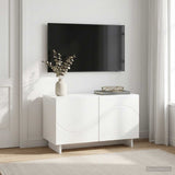 Vidaxl tv-meubel 60 x 34.5 x 40 cm hoogglans wit bewerkt hout