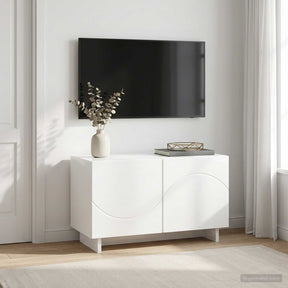 Vidaxl tv-meubel 60 x 34.5 x 40 cm hoogglans wit bewerkt hout