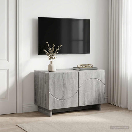Vidaxl tv-meubel 60 x 34.5 x 40 cm grijs sonoma bewerkt hout