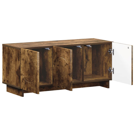 Vidaxl tv-meubel 90 x 34,5 x 40 cm gerookt eiken bewerkt hout