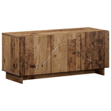 Vidaxl tv-meubel 90 x 34,5 x 40 cm oud hout bewerkt hout