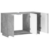 Vidaxl badkamerkast betongrijs 101 x 41 x 58 cm bewerkt hout