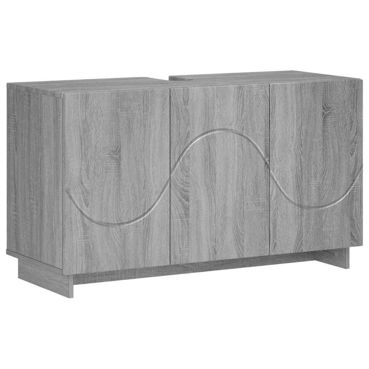 Vidaxl badkamerkast grijs sonoma 101 x 41 x 58 cm bewerkt hout
