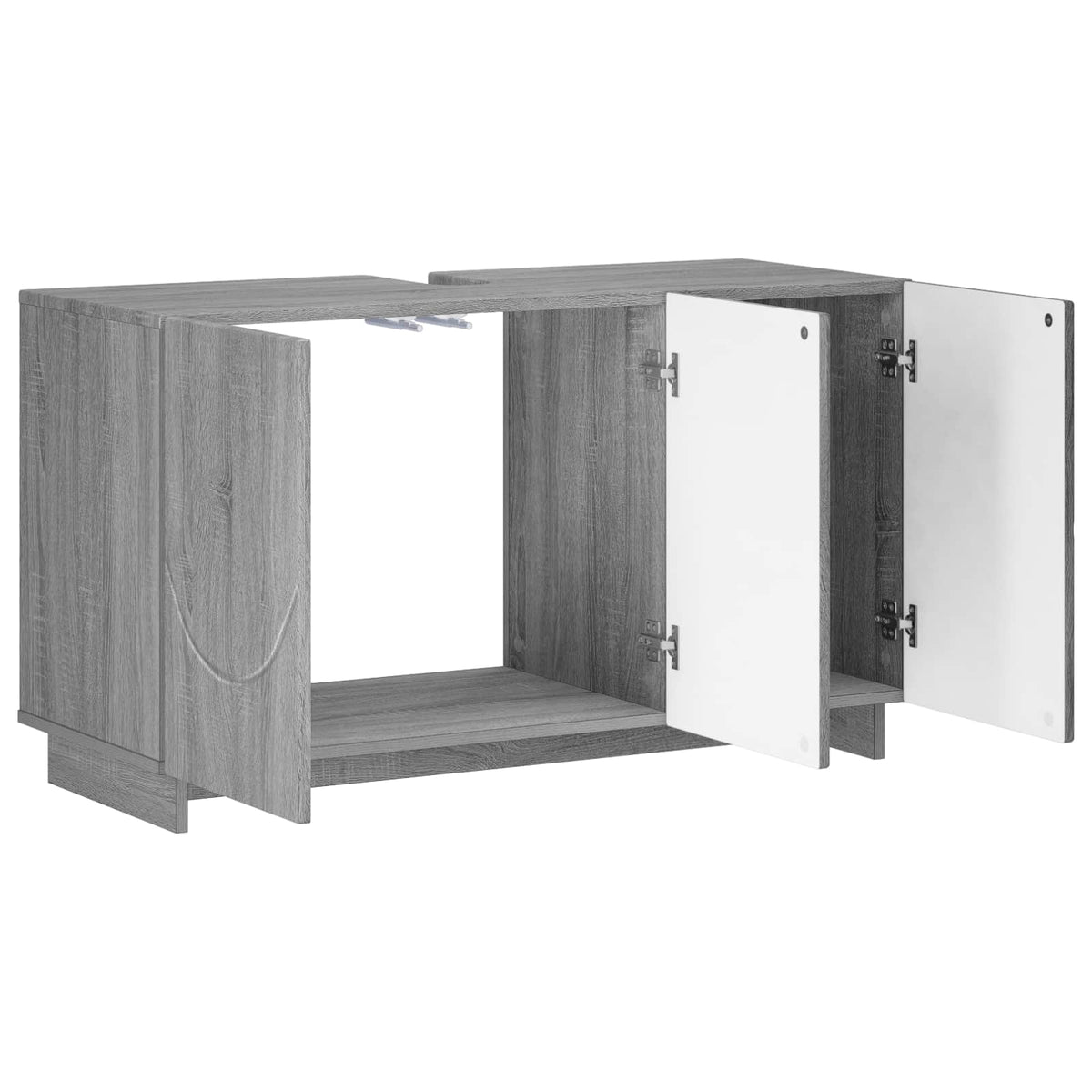 Vidaxl badkamerkast grijs sonoma 101 x 41 x 58 cm bewerkt hout