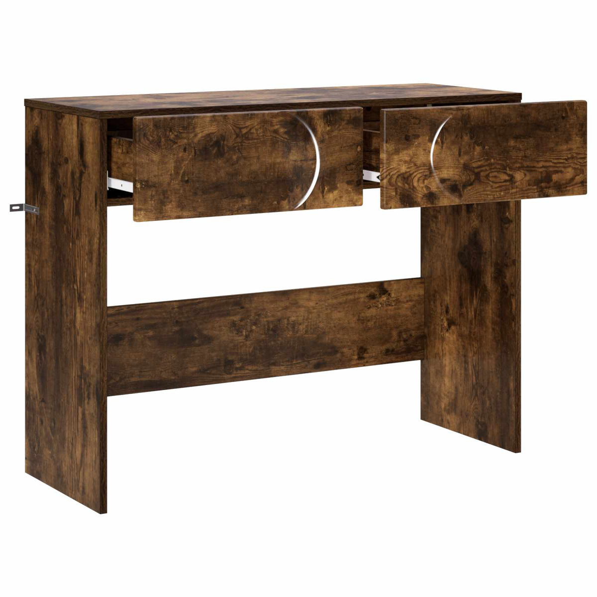 Vidaxl consoletafel gerookt eiken 96,5 x 38 x 75 cm bewerkt hout