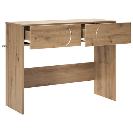 Vidaxl consoletafel artisan eiken 96,5 x 38 x 75 cm bewerkt hout