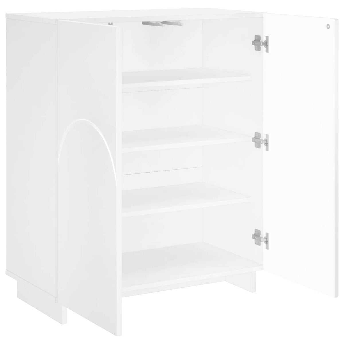 Vidaxl schoenenkast 73 x 38 x 87,5 cm bewerkt hout wit