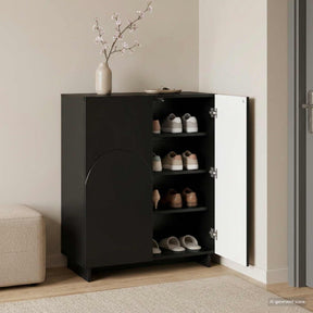 Vidaxl schoenenkast 73 x 38 x 87,5 cm bewerkt hout zwart