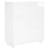 Vidaxl schoenenkast 73 x 38 x 87,5 cm bewerkt hout hoogglans wit