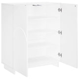 Vidaxl schoenenkast 73 x 38 x 87,5 cm bewerkt hout hoogglans wit