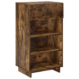 Vidaxl schoenenkast 48 x 38 x 87,5 cm bewerkt hout gerookt eiken