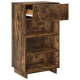 Vidaxl schoenenkast 48 x 38 x 87,5 cm bewerkt hout gerookt eiken