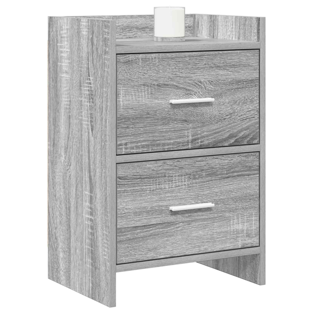Vidaxl nachtkastjes 2 st grijs sonoma 40 x 30 x 60 cm bewerkt hout