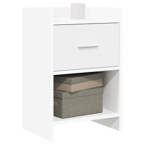 Vidaxl nachtkastjes wit 40 x 30 x 60 cm bewerkt hout