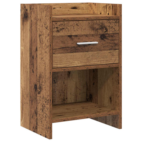 Vidaxl nachtkastjes oud hout 40 x 30 x 60 cm bewerkt hout