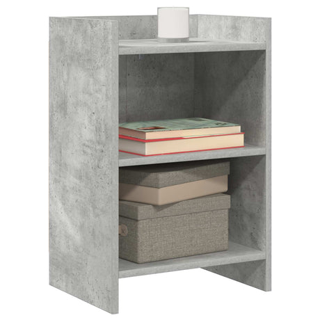 Vidaxl nachtkastjes 2 st betongrijs 40 x 30 x 60 cm bewerkt hout