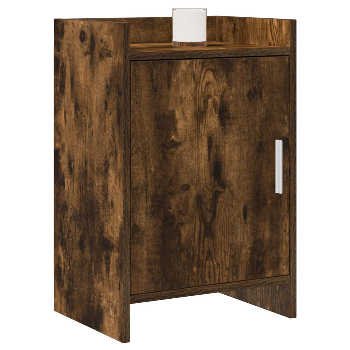 Vidaxl nachtkastjes gerookt eiken 40 x 30 x 60 cm bewerkt hout