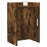 Vidaxl nachtkastjes gerookt eiken 40 x 30 x 60 cm bewerkt hout