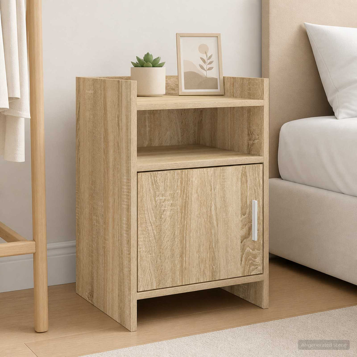 Vidaxl nachtkastjes sonoma eiken 40 x 36 x 60 cm bewerkt hout