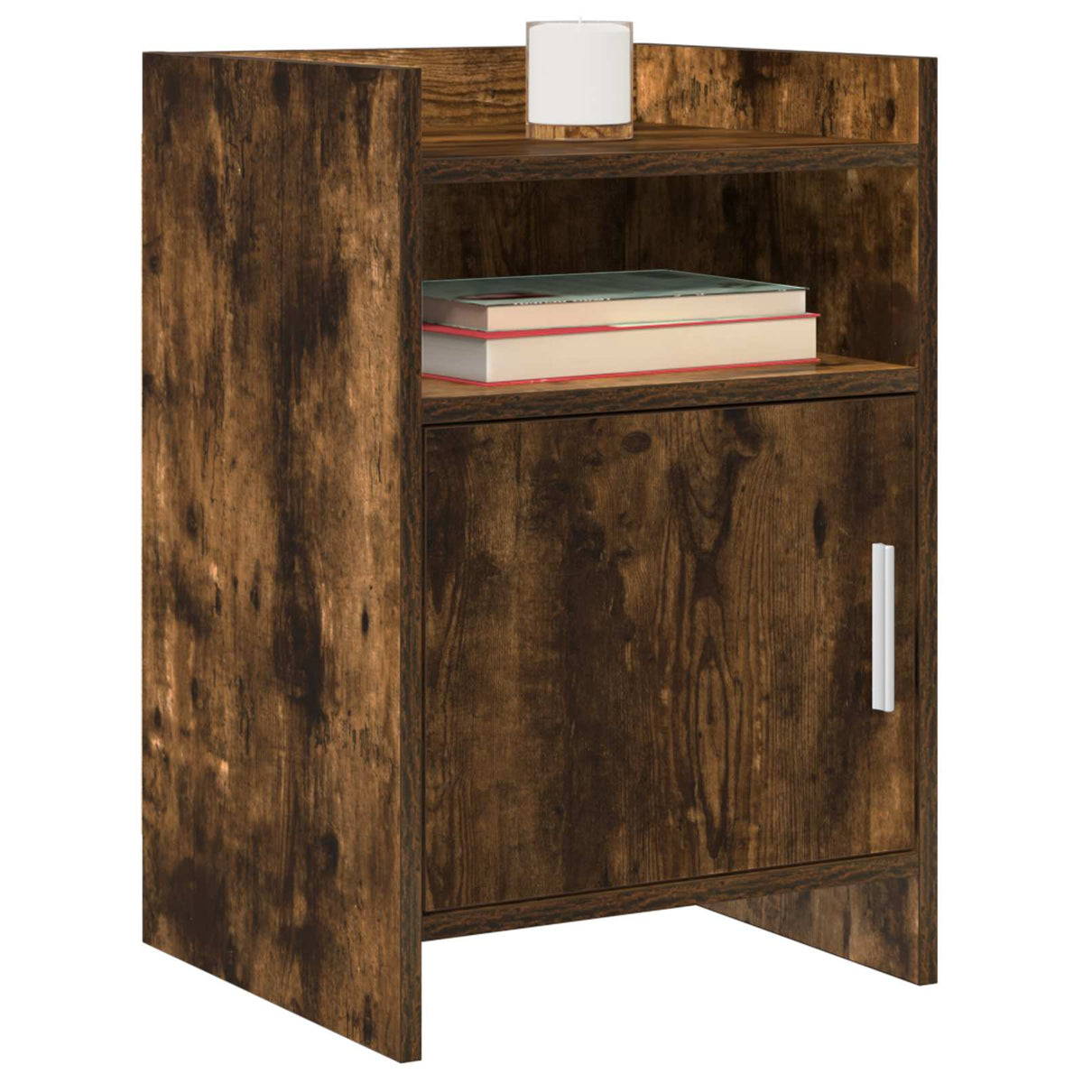 Vidaxl nachtkastjes 2 st gerookt eiken 40 x 36 x 60 cm bewerkt hout