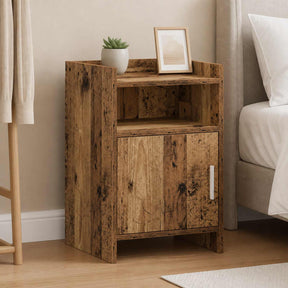 Vidaxl nachtkastjes oud hout 40 x 36 x 60 cm bewerkt hout