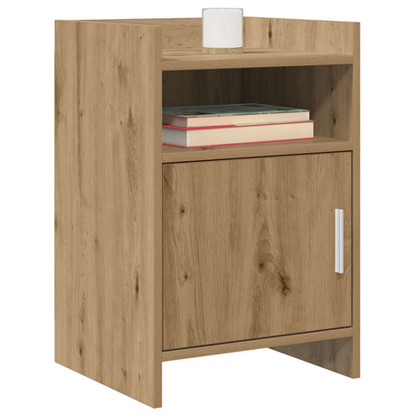 Vidaxl nachtkastjes 2 st artisanaal eiken 40 x 36 x 60 cm bewerkt hout