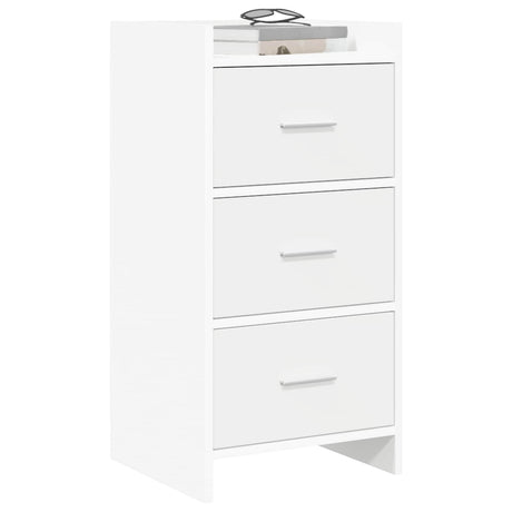 Vidaxl dressoir wit 40 x 36 x 80 cm bewerkt hout