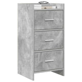 Vidaxl dressoir betongrijs 40 x 36 x 80 cm bewerkt hout