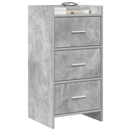Vidaxl dressoir betongrijs 40 x 36 x 80 cm bewerkt hout