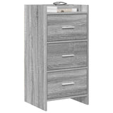 Vidaxl dressoir grijs sonoma 40 x 36 x 80 cm bewerkt hout