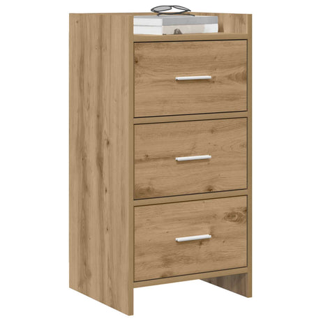 Vidaxl dressoir artisanaal eiken 40 x 36 x 80 cm bewerkt hout