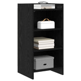 Vidaxl dressoir zwart eiken 40 x 36 x 80 cm bewerkt hout