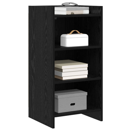 Vidaxl dressoir zwart eiken 40 x 36 x 80 cm bewerkt hout